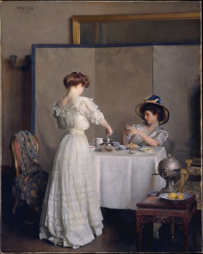 Theebladeren door William McGregor Paxton